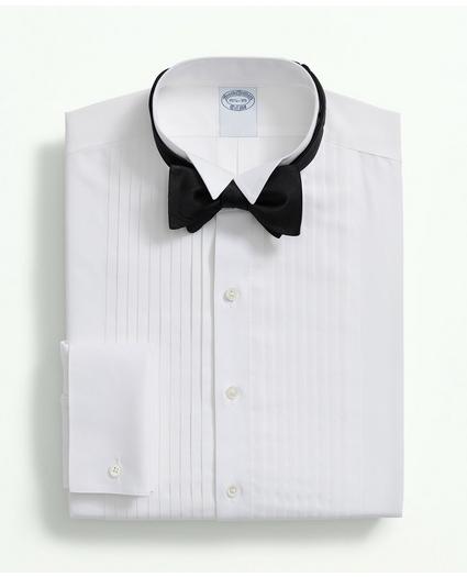 Stretch Supima Cotton Broadcloth Wing Collar, Tuxedo Shirt