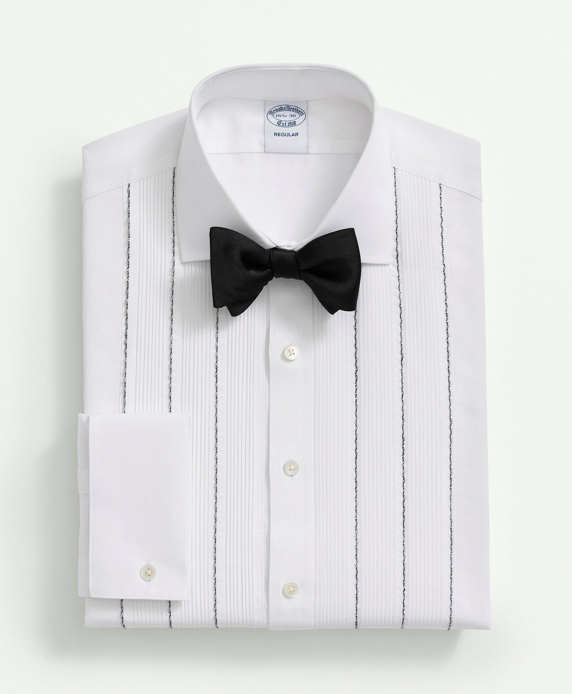 Pleated Front Tuxedo Shirt