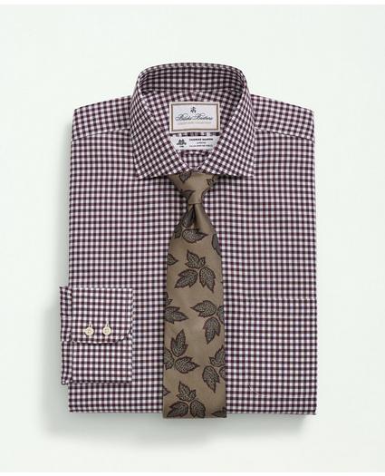 X Thomas Mason Cotton Twill Londoner Collar, Gingham Dress Shirt