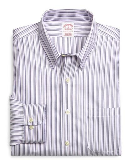 Madison Relaxed-Fit Sport Shirt, Supima Cotton Non-Iron Tonal Stripe Twill