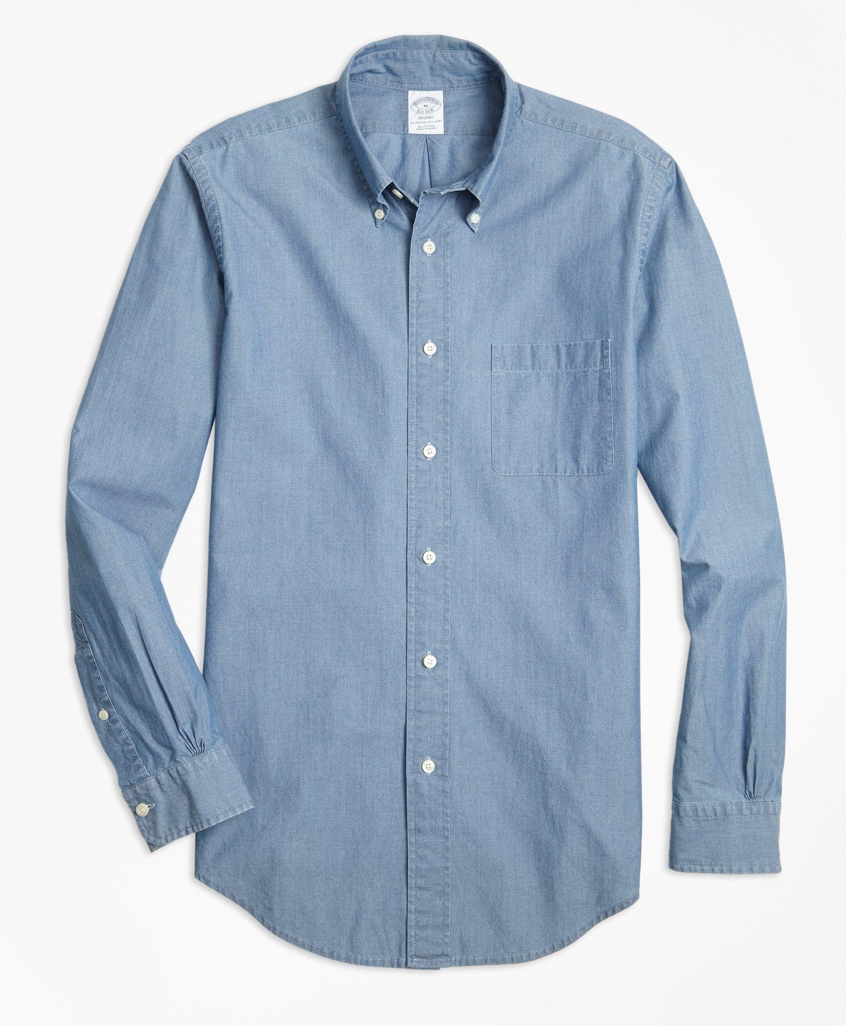 DEVONPORT CHAMBRAY SPORT SHIRT