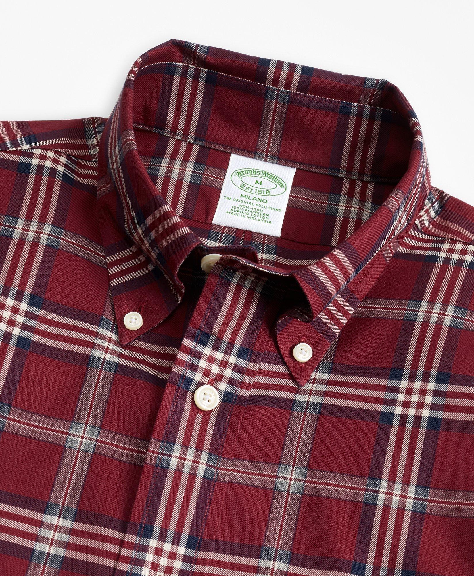 Non Iron Milano Fit Signature Tartan Sport Shirt