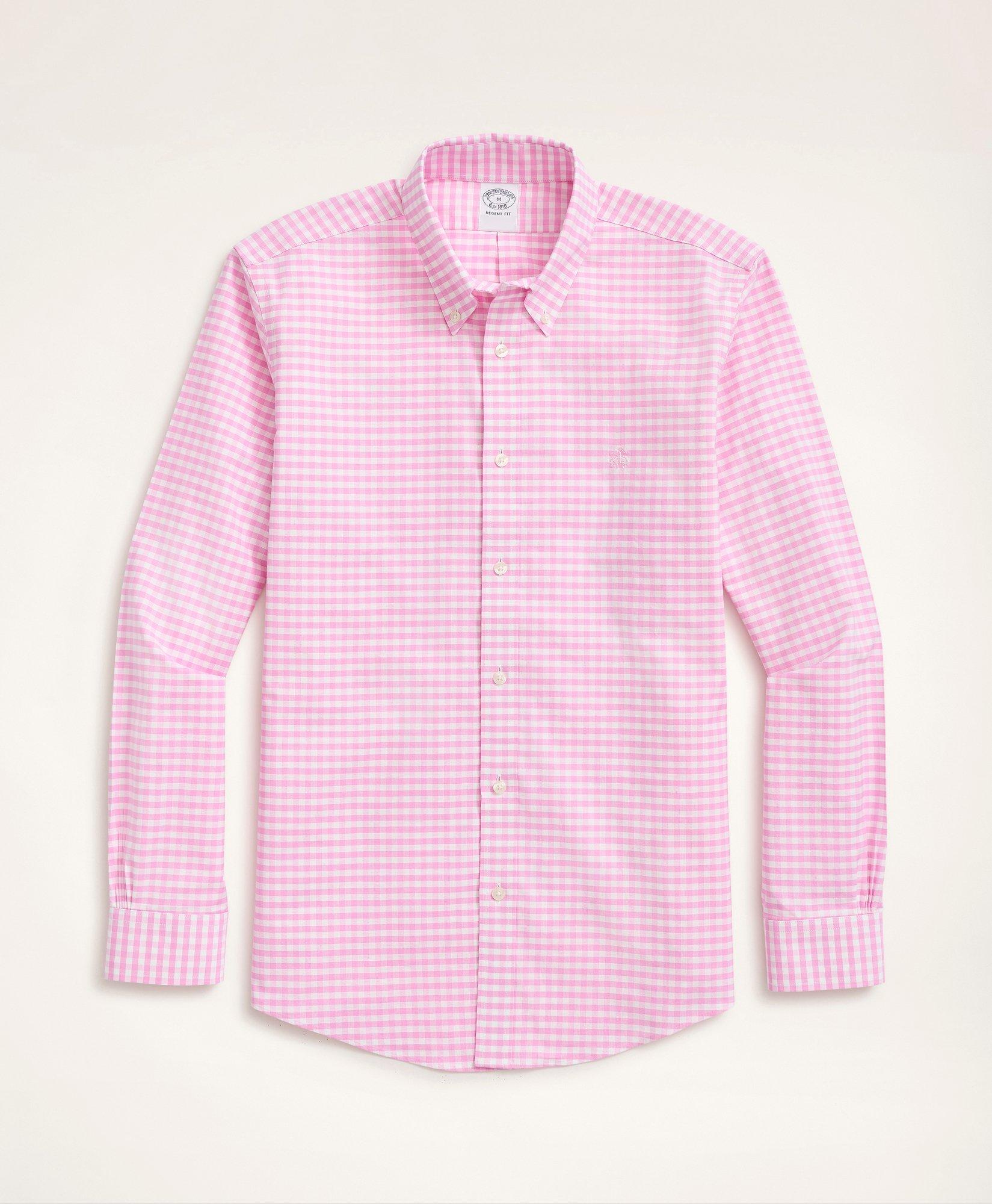 Gingham shirt clearance pink