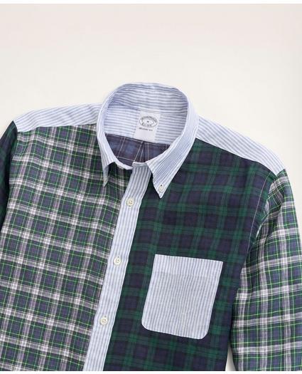 Regent Regular-Fit Irish Linen Faded Tartan Fun Shirt
