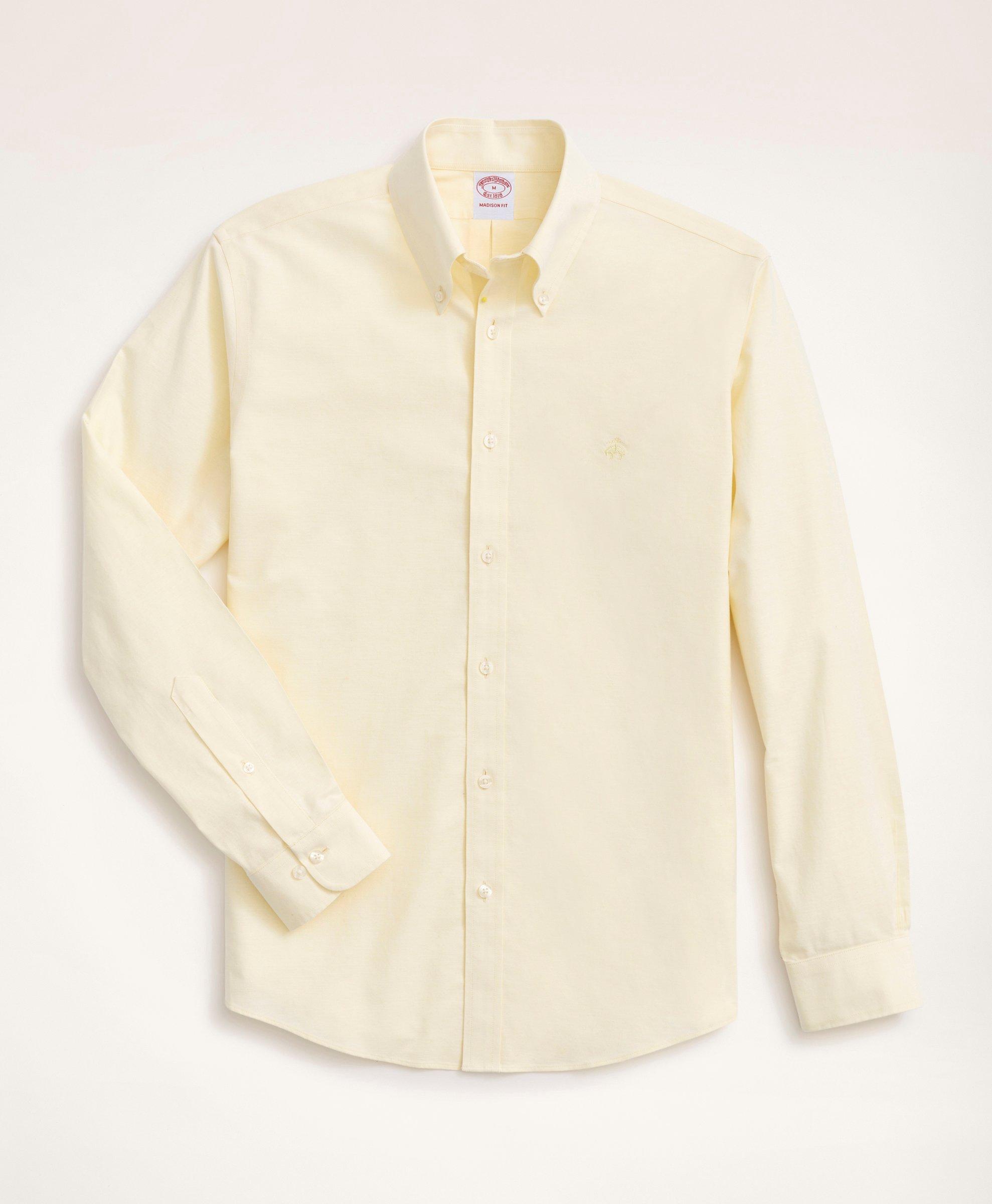Stretch Madison Relaxed-Fit Sport Shirt, Non-Iron Oxford
