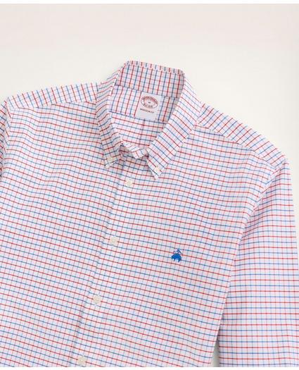 Madison Relaxed-Fit Sport Shirt, Non-Iron Oxford Windowpane