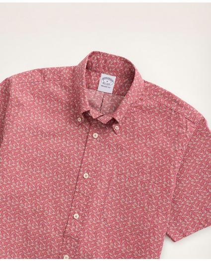 Regent Regular-Fit Short-Sleeve Sport Shirt, Floral Print