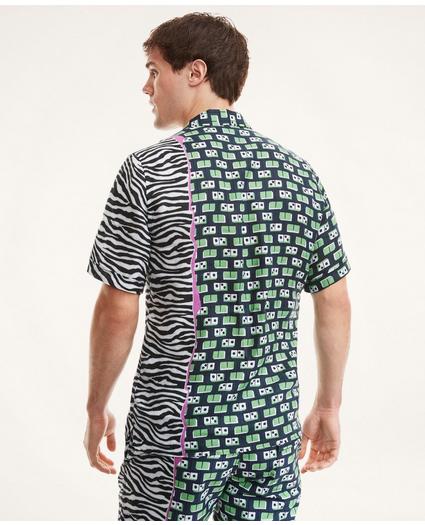 Et Vilebrequin Bowling Shirt in the Dominator Print