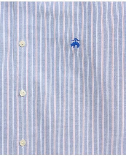 Regent Regular-Fit Sport Shirt, Non Iron Oxford Button-Down Collar Stripe