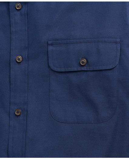 Regent Regular-Fit Sport Shirt, Brushed Cotton Cashmere Twill Button Down Collar