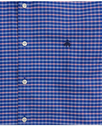 Madison Relaxed-Fit Sport Shirt, Non-Iron Oxford Button-Down Collar Ground Check