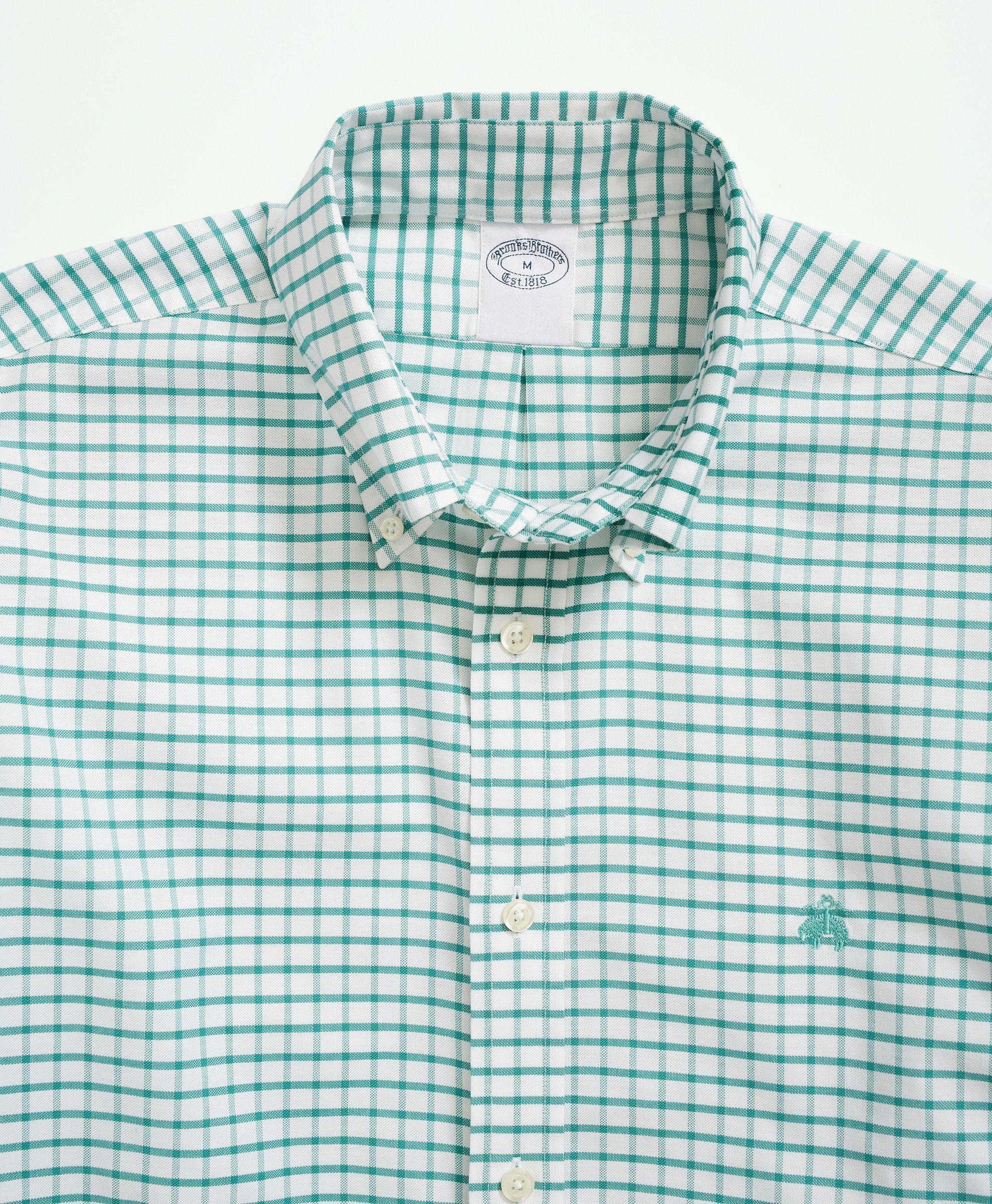 brooks brothers green shirt