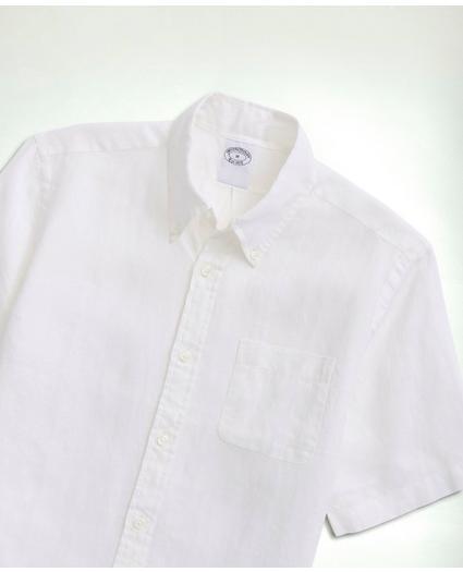 Irish Linen Short-Sleeve Sport Shirt