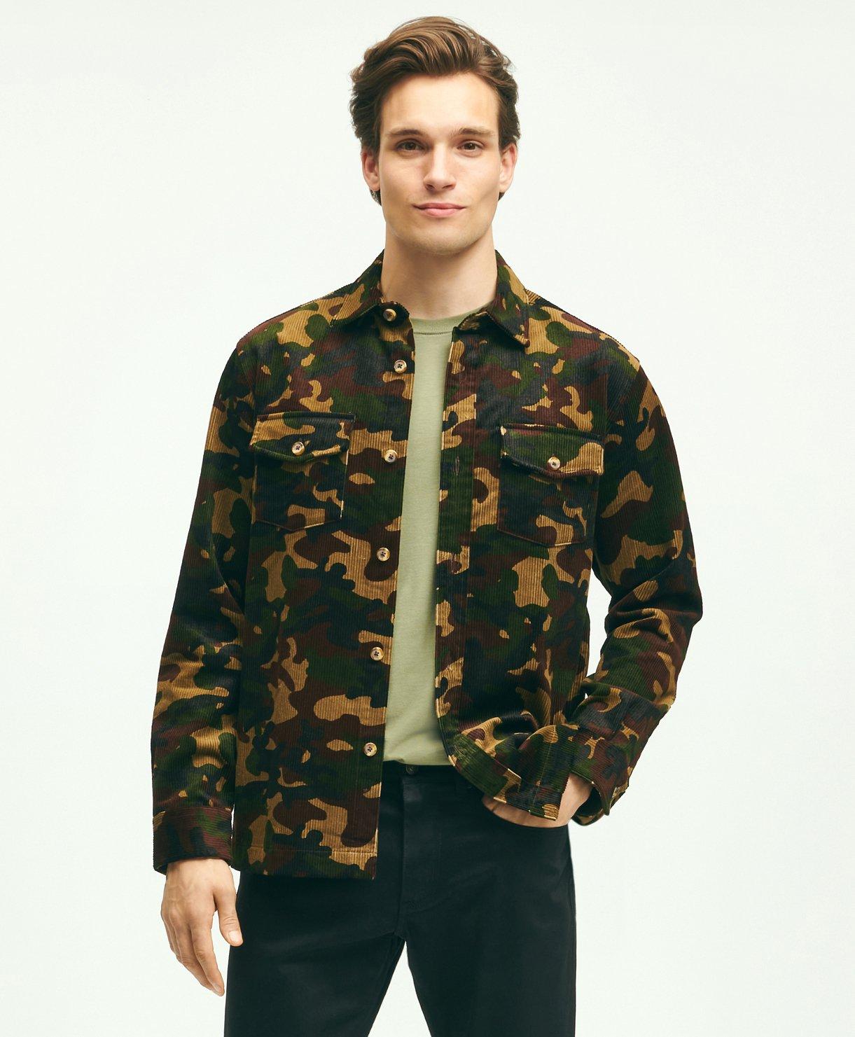 Jacquard Camo Fleece Blouson - Luxury Multicolor