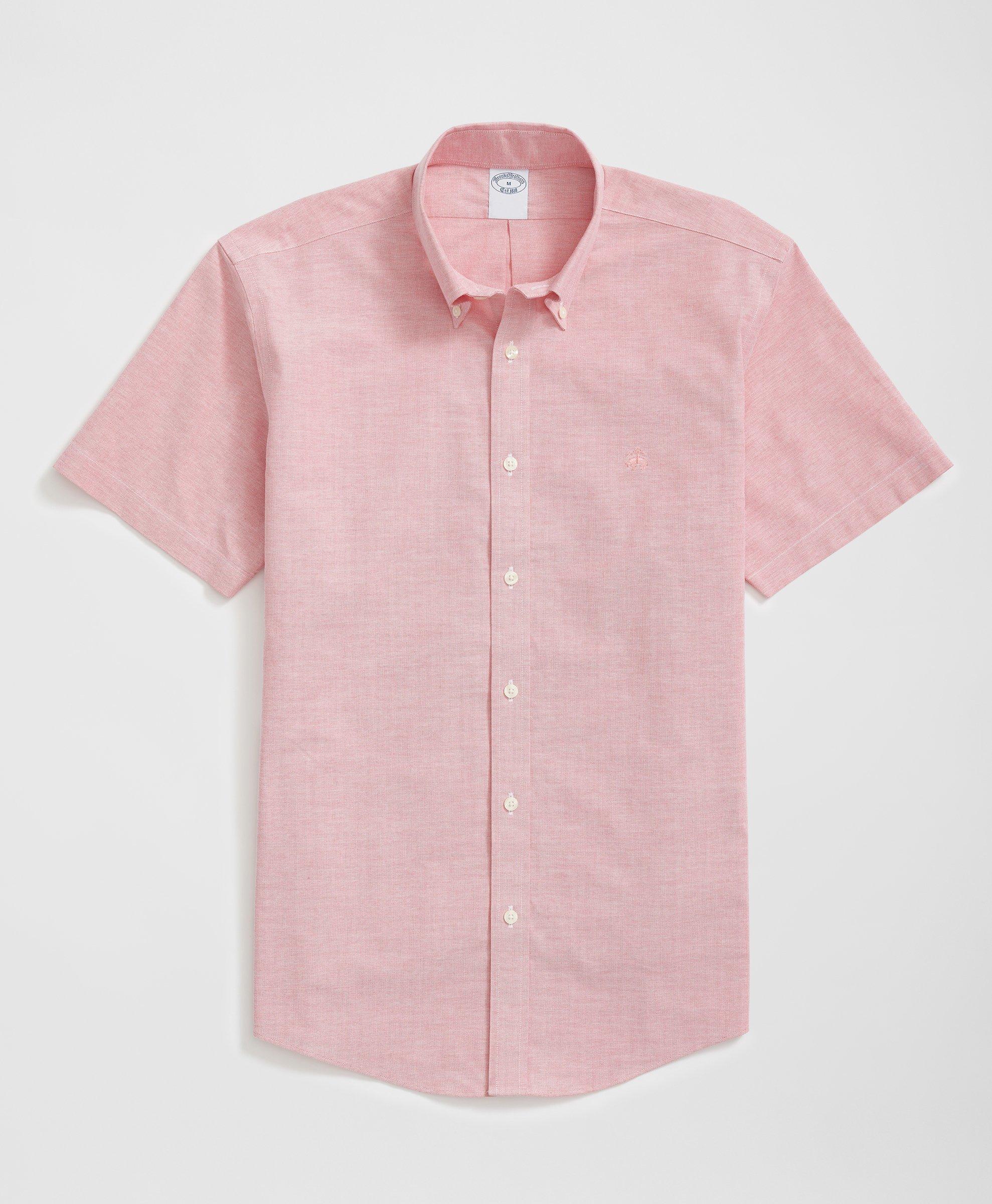 Mens No Iron Short Sleeve Shirts Brooks Brothers