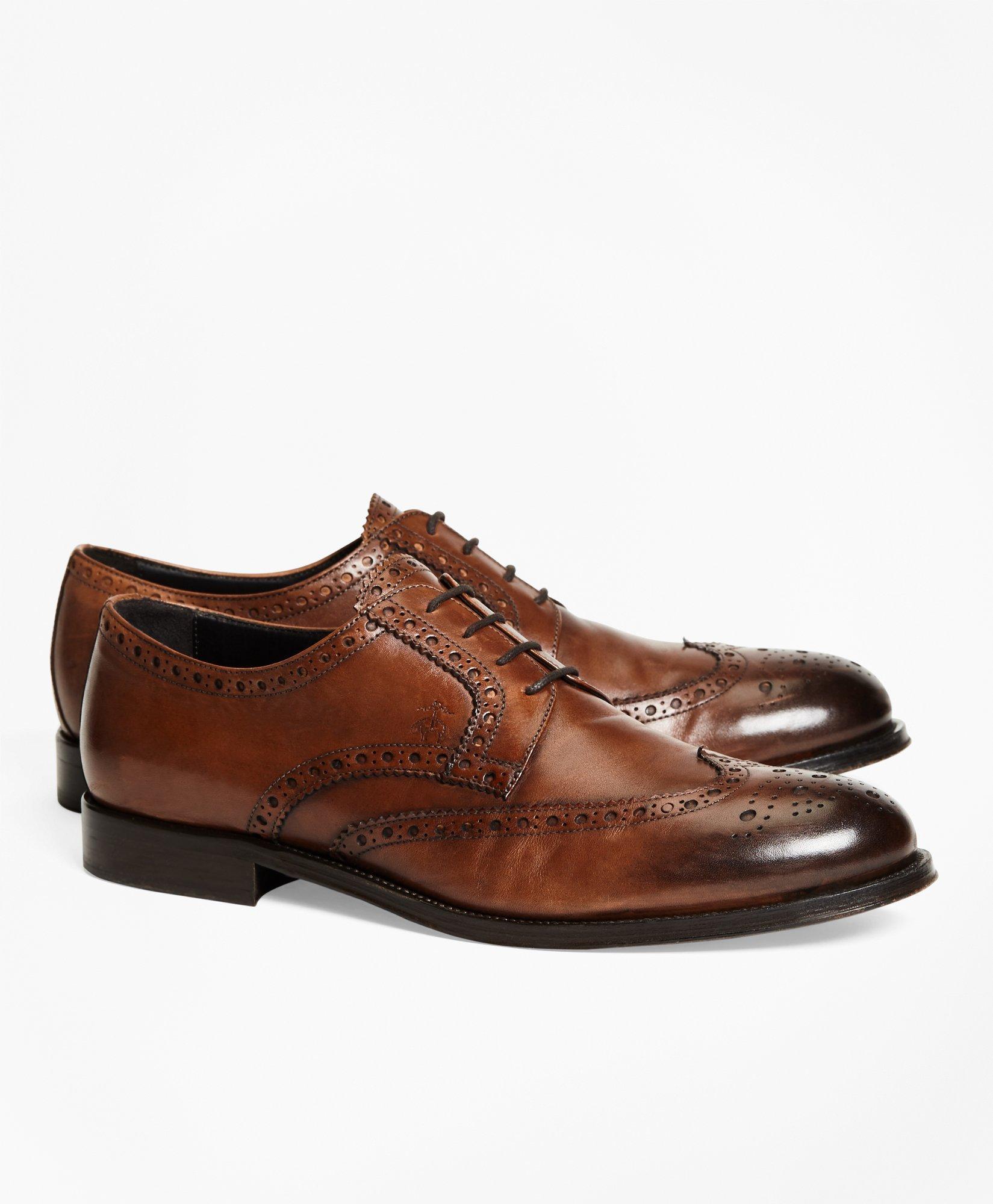 Brooks brothers store wingtip shoes