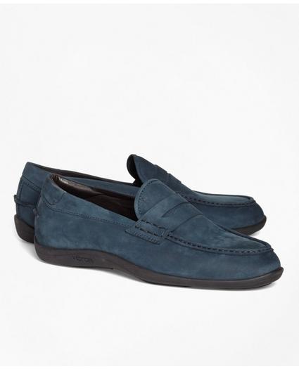 1818 Footwear Suede Penny Moccasins Shoes