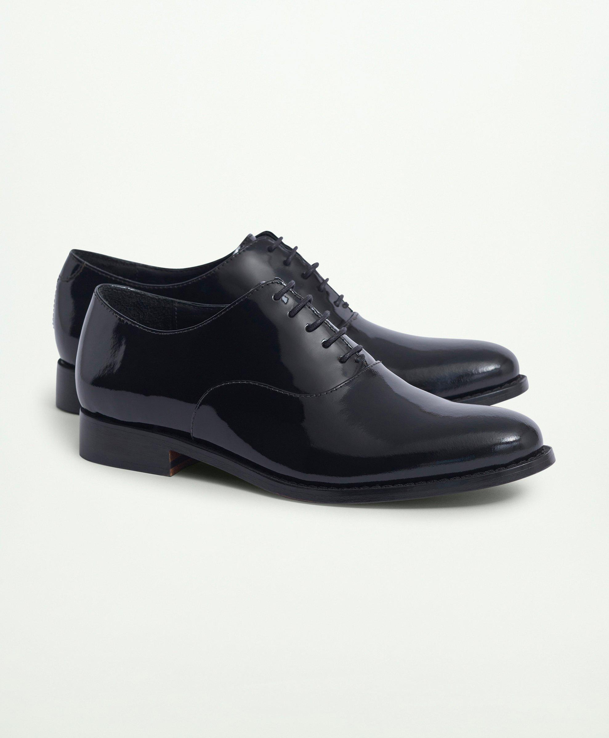 Brooks Brothers Cooper Patent Oxfords | Black | Size 10 D
