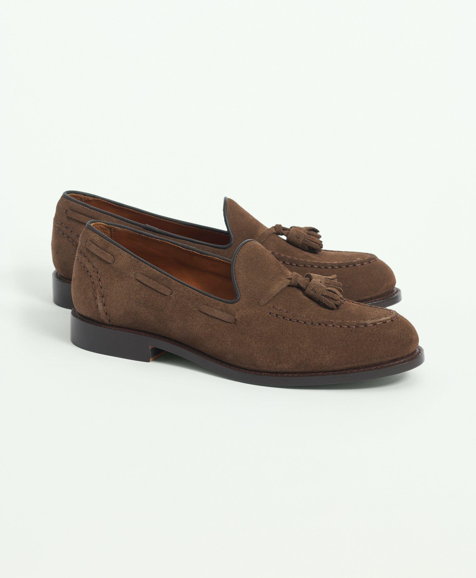 Unlined Capri Suede Loafer - Brown