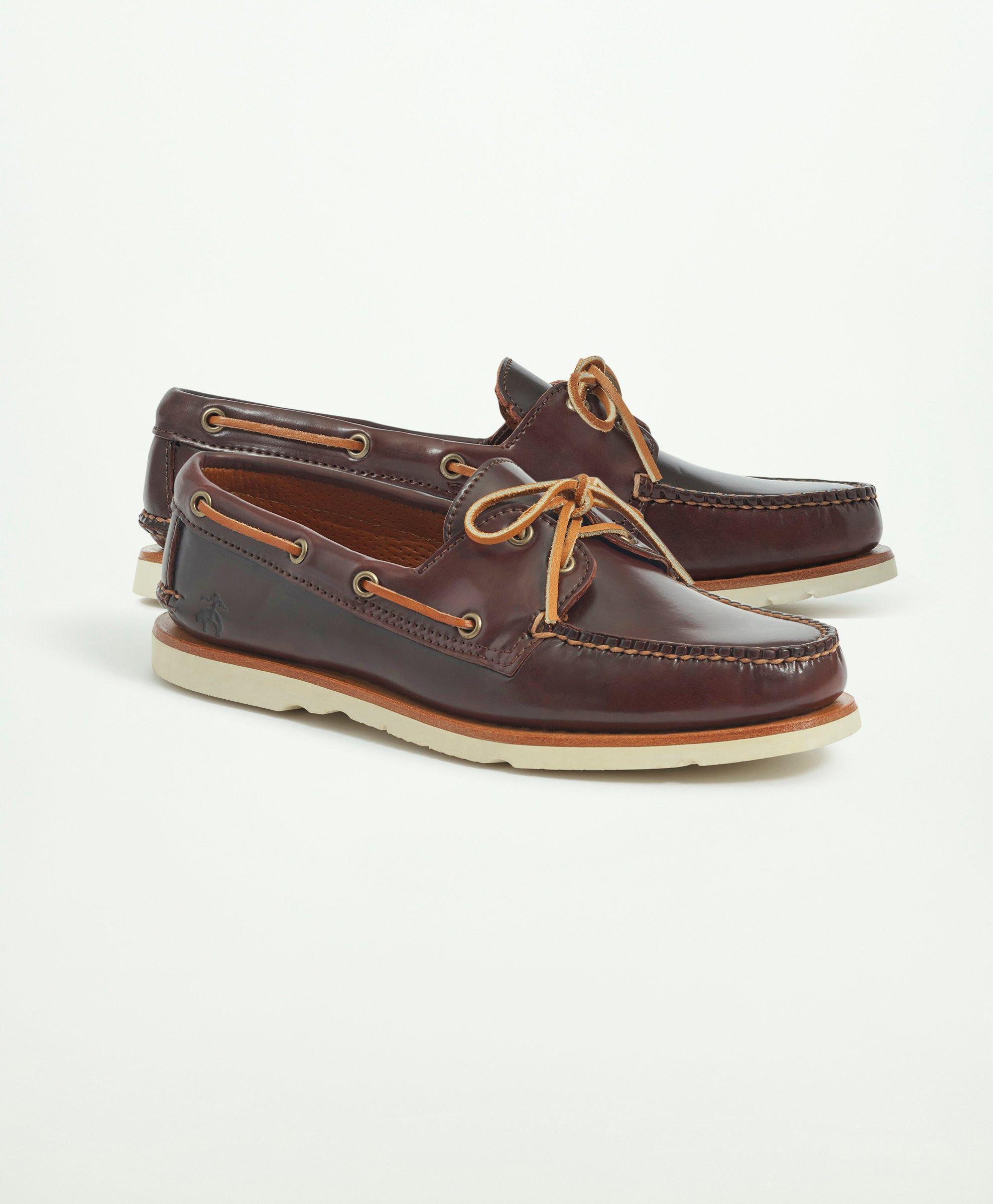 Brooks Brothers Sperry X A/o 2-eye Cordovan Shoes | Brown | Size 8½