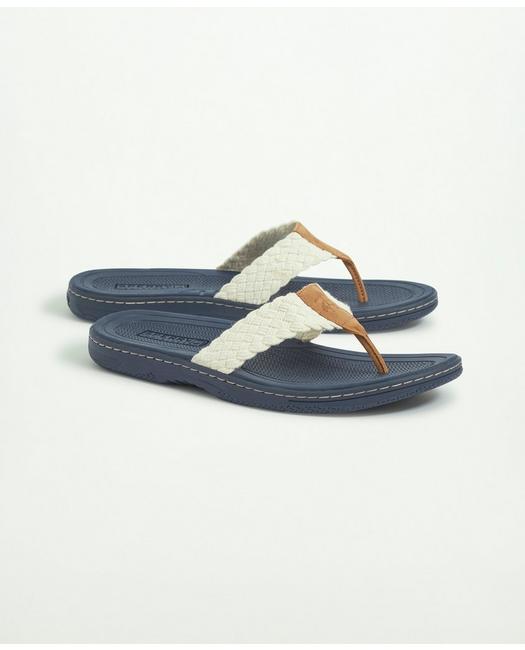 Brooks Brothers Sperry X Baitfish Sandal Shoes | White | Size 8