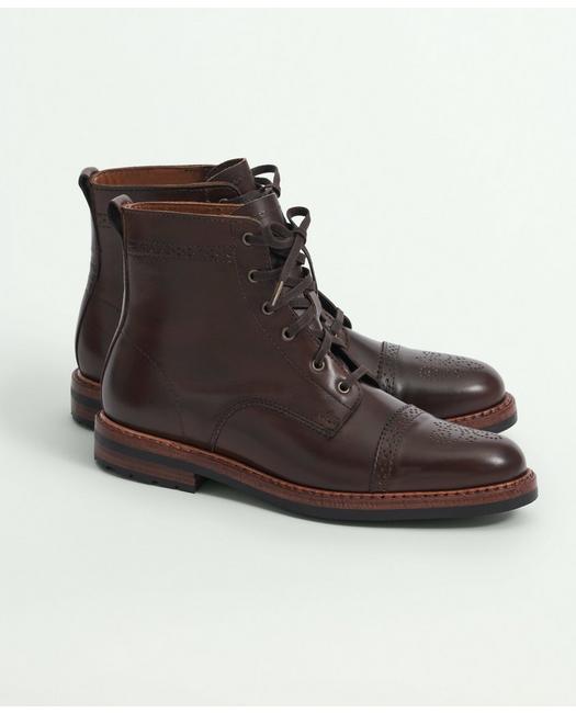 Brooks Brothers Rancourt Brighton Boot | Dark Brown | Size 13 D