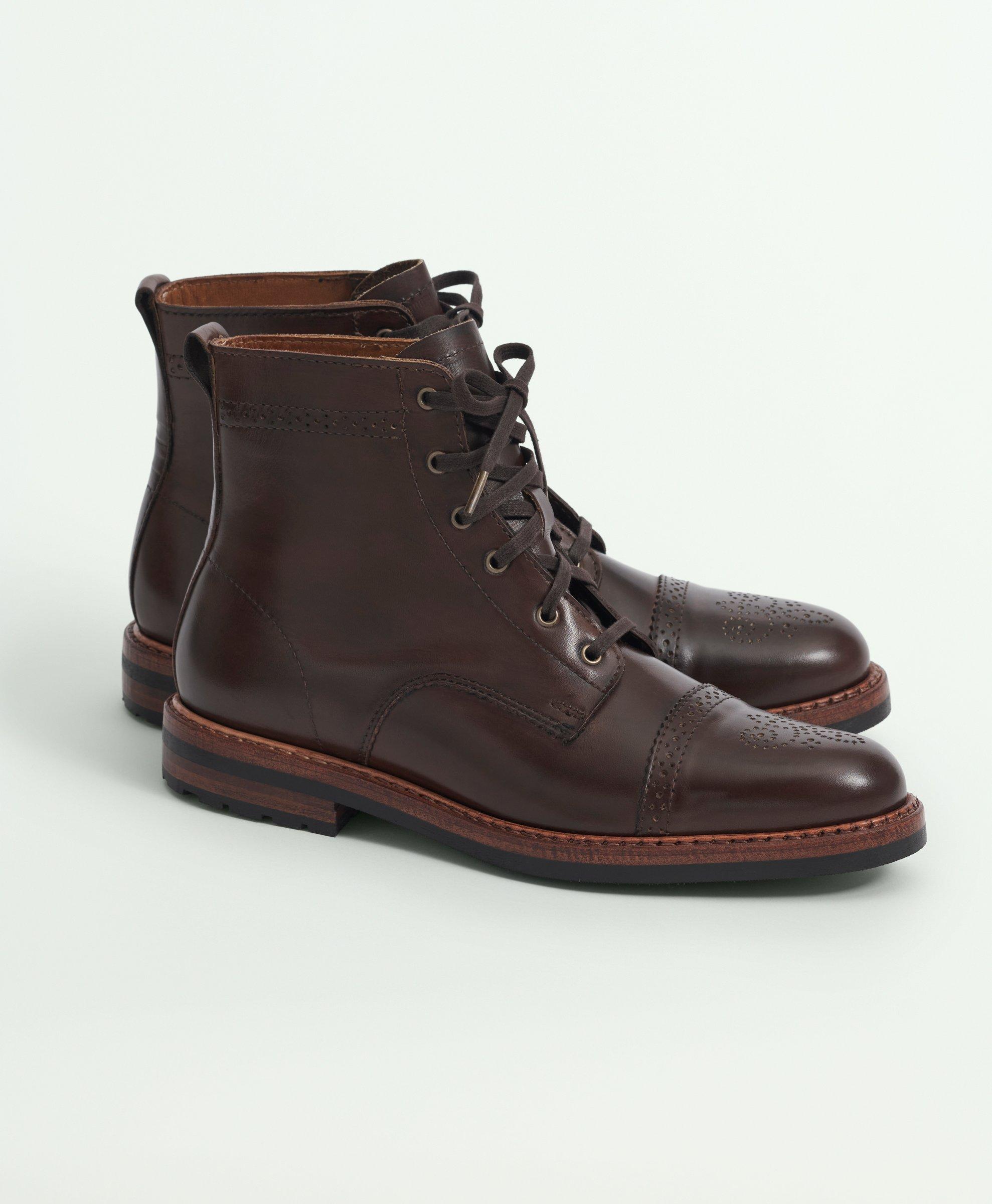 Brooks Brothers Rancourt Brighton Boot | Dark Brown | Size 11 D