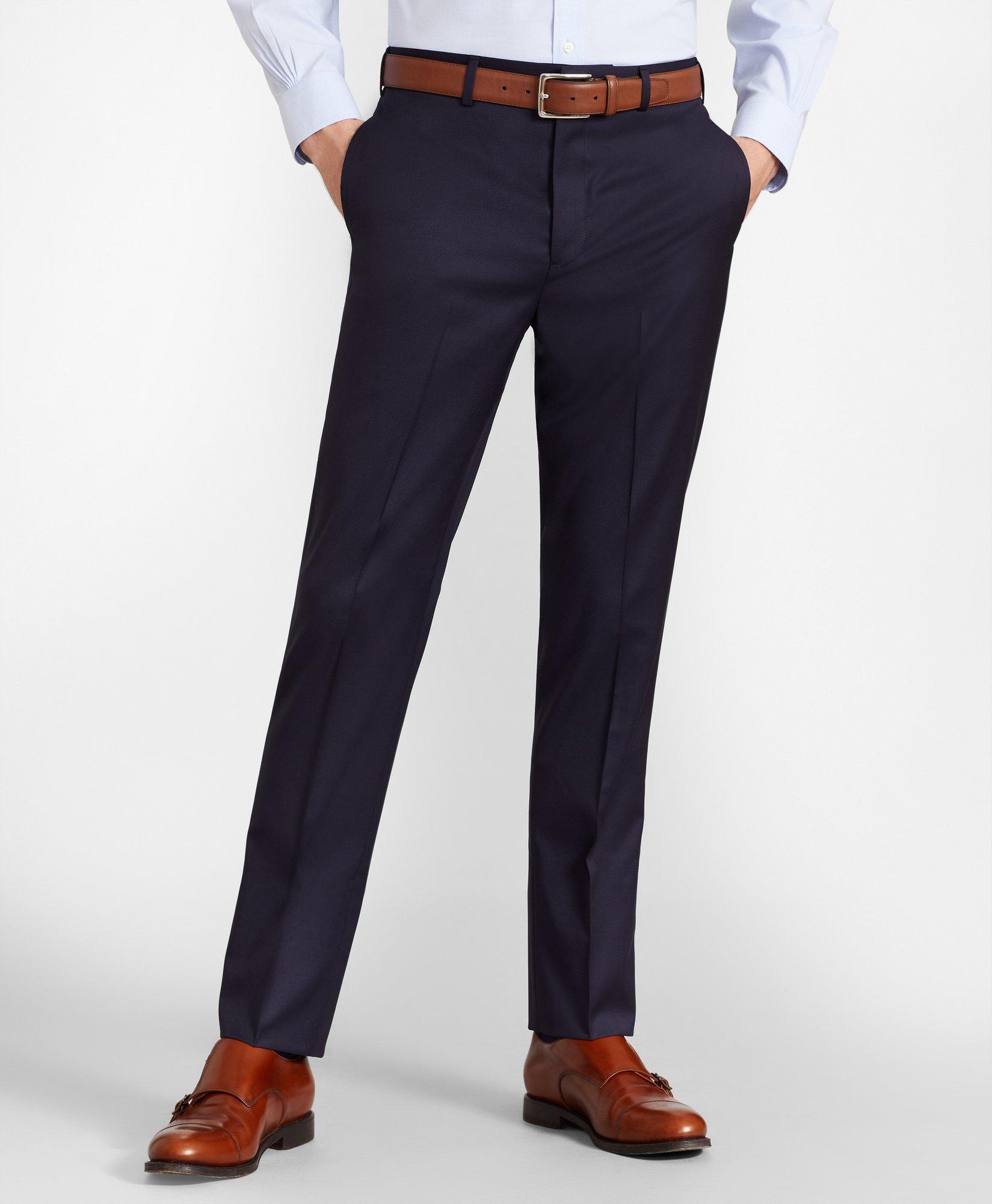 Mens Wool Dress Trousers Brooks Brothers