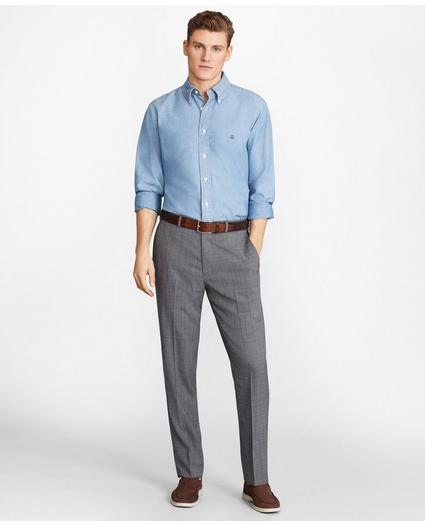 Regent Fit BrooksCool Micro-Check Trousers