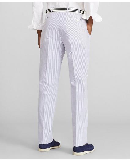 Milano Fit Stripe Seersucker Trousers