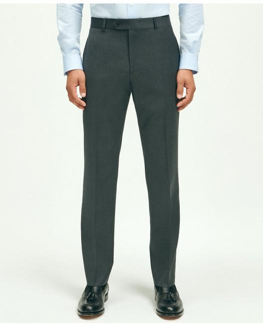 Brooks Brothers Slim Fit Wool 1818 Dress Pants | Grey | Size 40 30