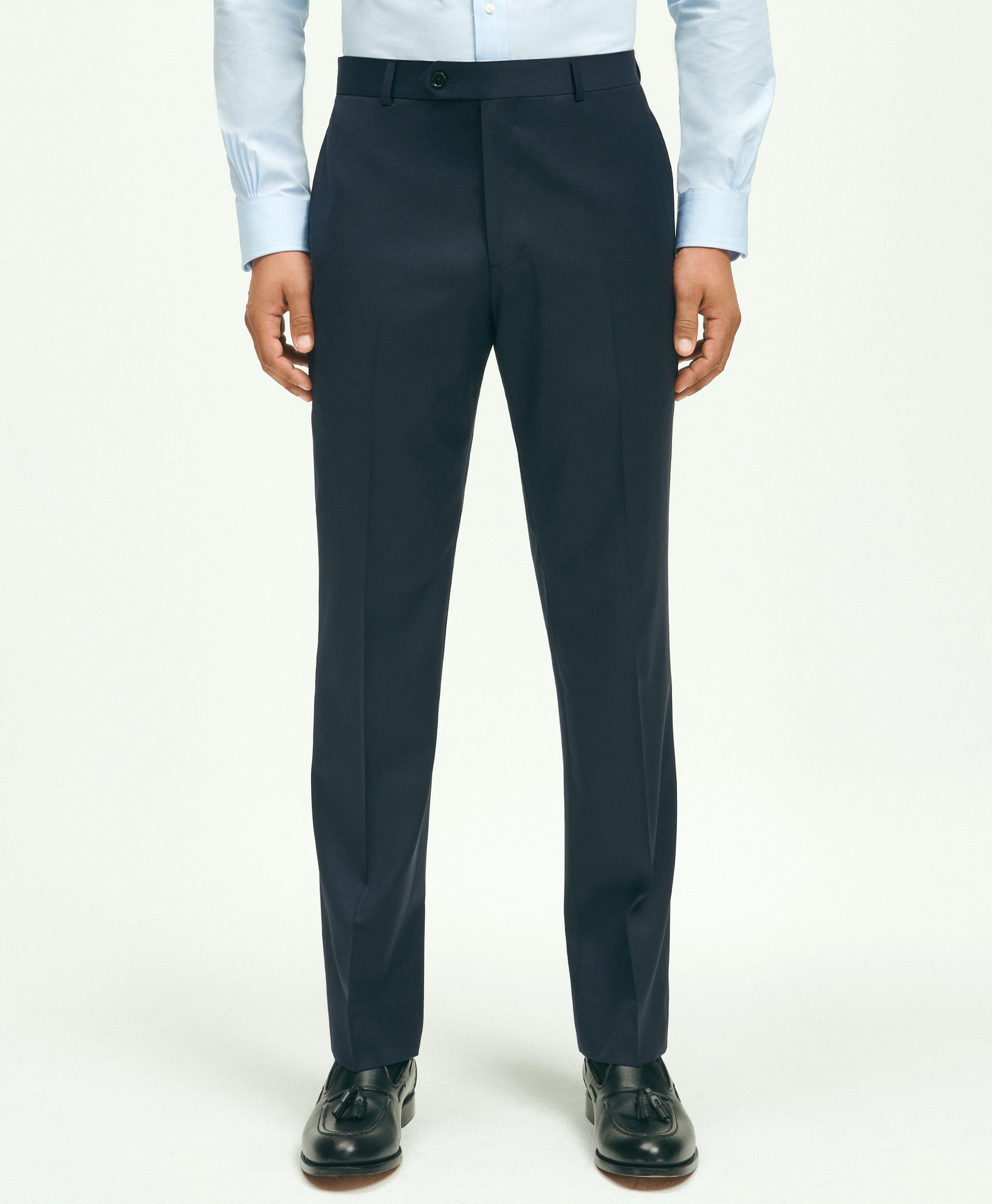 Brooks Brothers Slim Fit Wool 1818 Dress Pants | Navy | Size 36 34