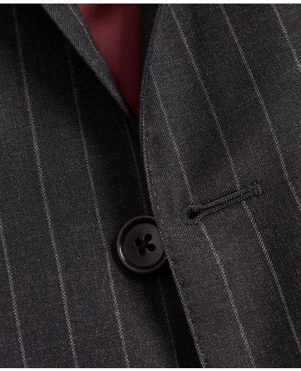 Regent-Fit Striped Wool Twill Suit Jacket
