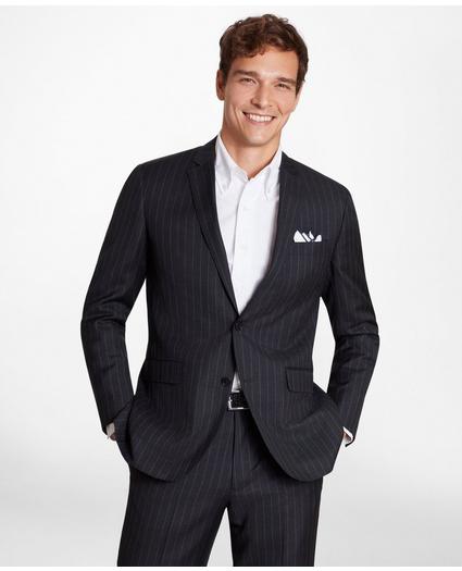 Milano-Fit Striped Wool Twill Suit Jacket