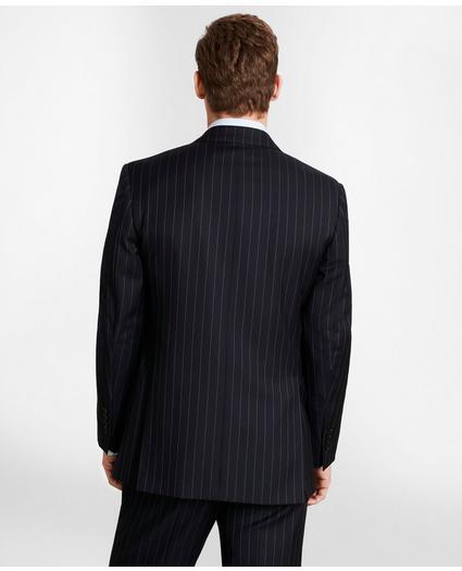 BrooksGate Milano-Fit Bead-Stripe Twill Suit Jacket
