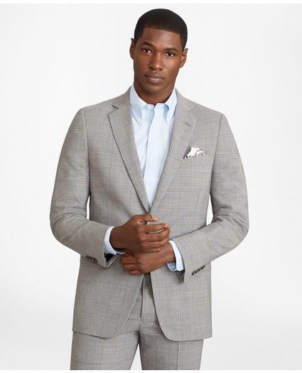 Regent Fit BrooksCool Subtle Plaid Suit