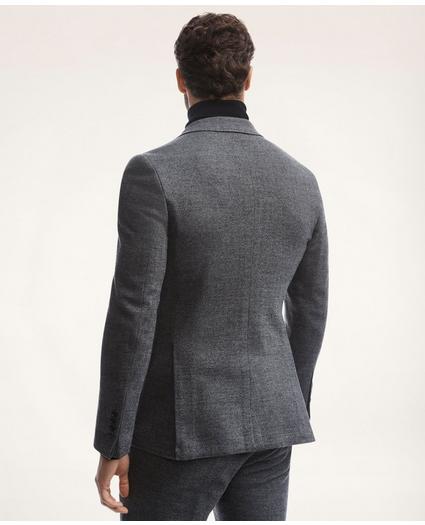 Knit Herringbone Suit Jacket