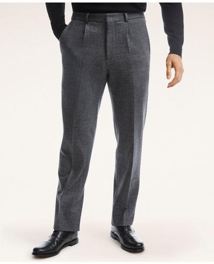 Knit Herringbone Suit Trousers