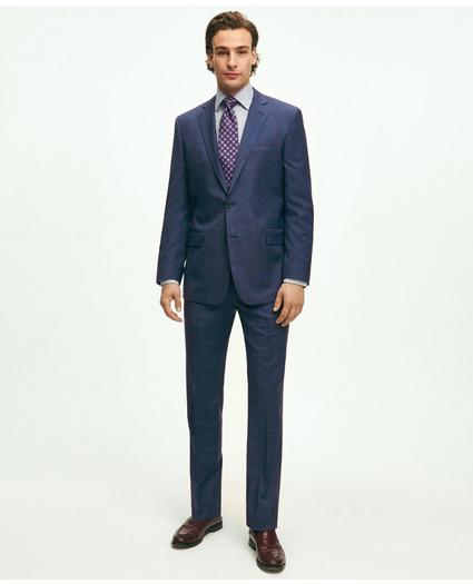 Regent Fit Wool Overcheck 1818 Suit
