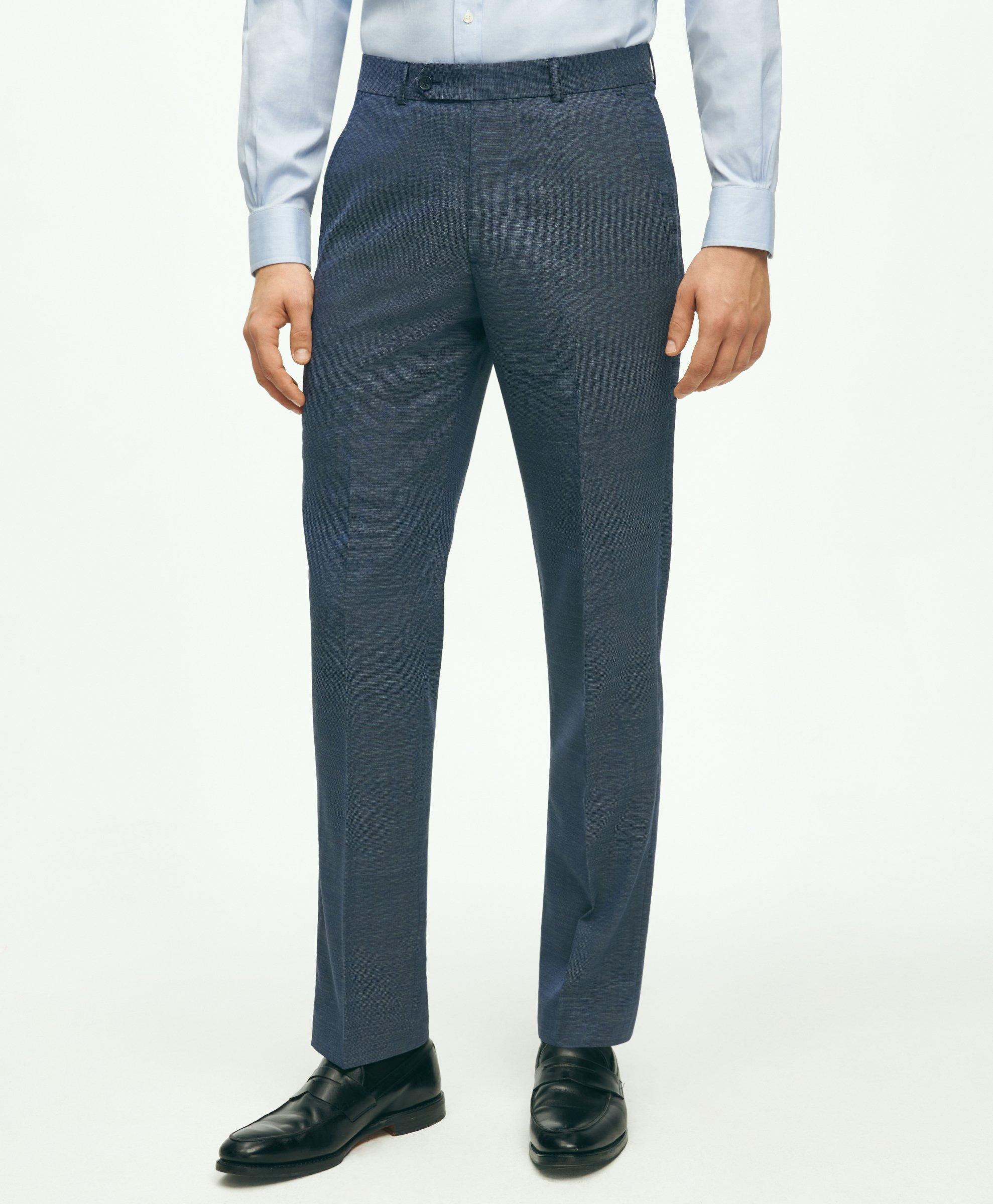 Brooks Brothers Explorer Collection Regent Fit Merino Wool Suit Pants | Blue | Size 30 32
