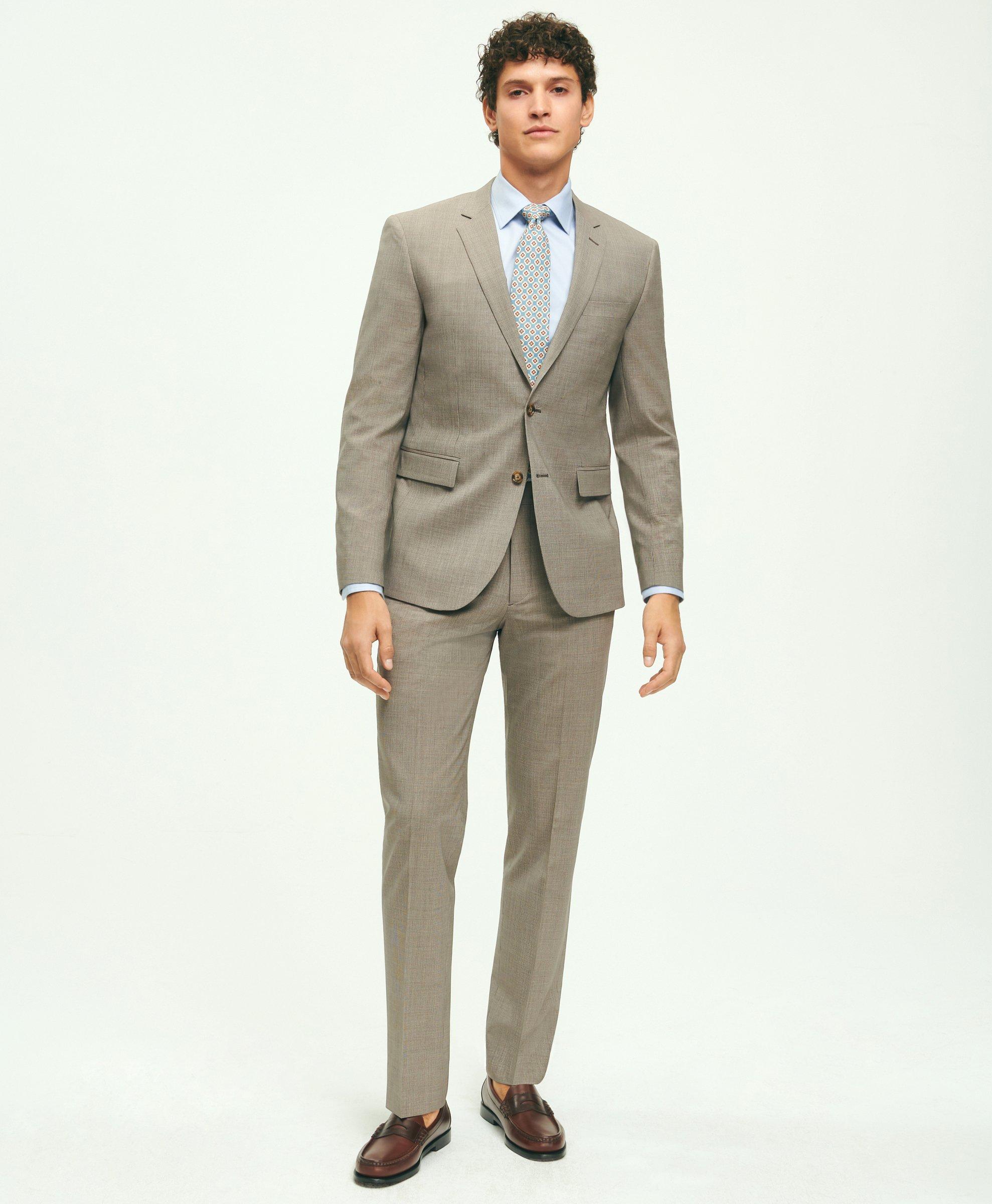 Brooks Brothers Milano-Fit Striped Wool Twill Suit Jacket