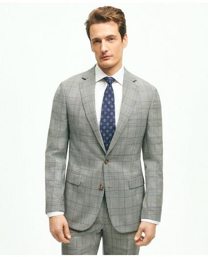 Regent Fit Wool Check Suit Jacket
