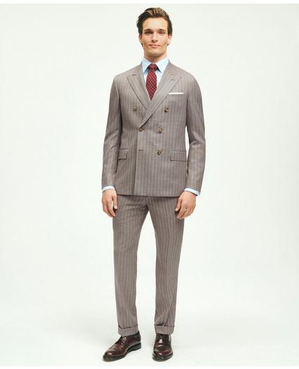 Classic Fit Stretch Wool Pinstripe 1818 Suit