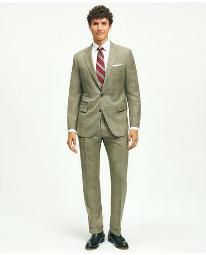 Classic Fit Stretch Wool Windowpane 1818 Suit