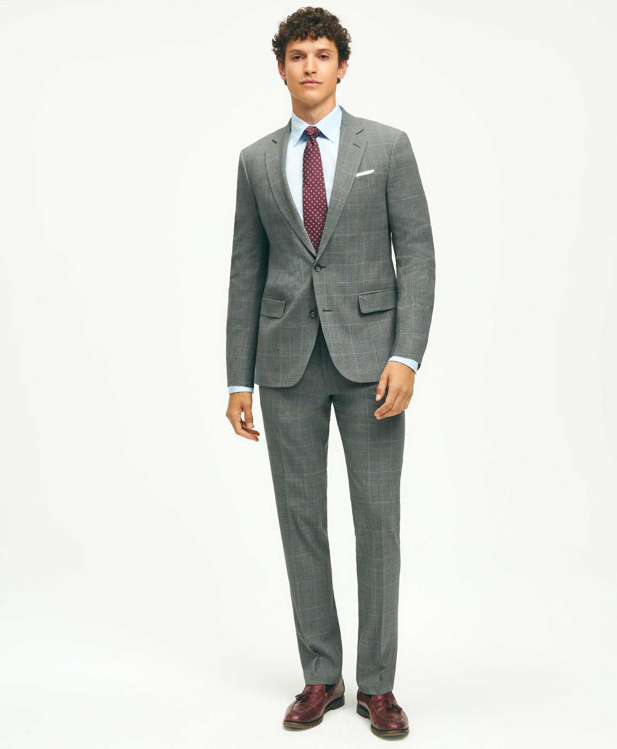 Grey Plaid Suits