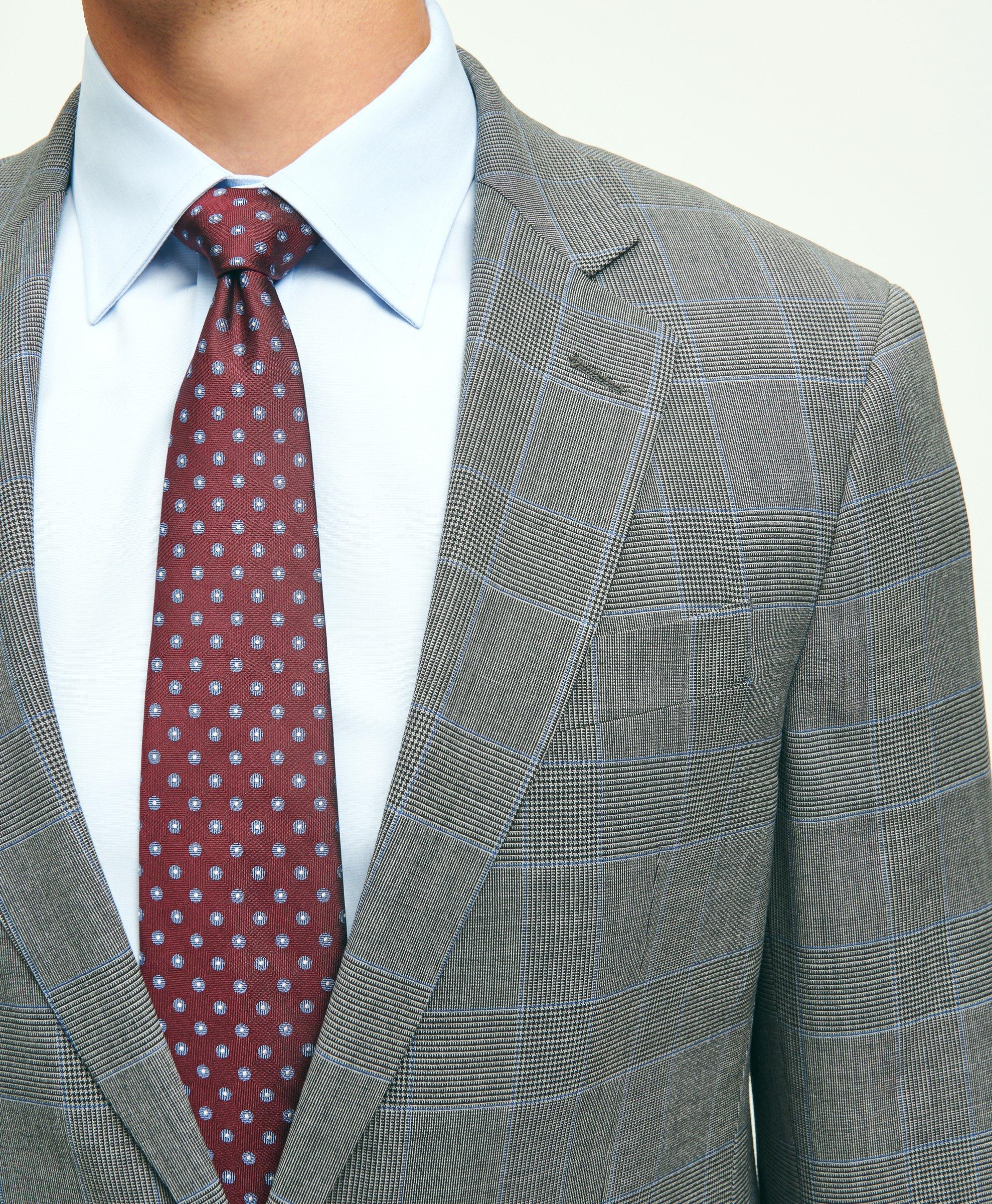 Explorer Collection Classic Fit Wool Plaid Suit Jacket