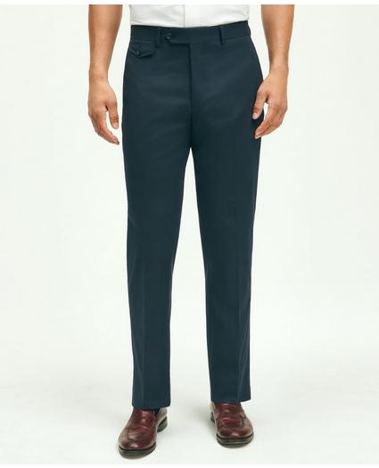 Classic Fit Stretch Cotton Suit Trousers