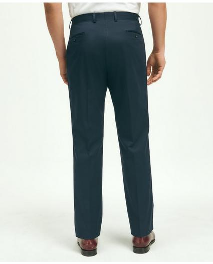 Classic Fit Stretch Cotton Suit Trousers