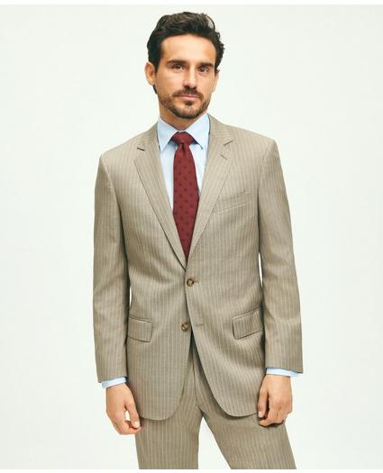Traditional Fit Wool Pinstripe 1818 Suit