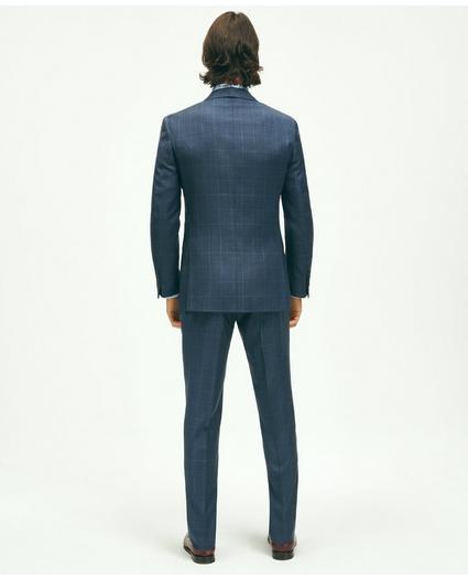 Slim Fit Wool Windowpane 1818 Suit